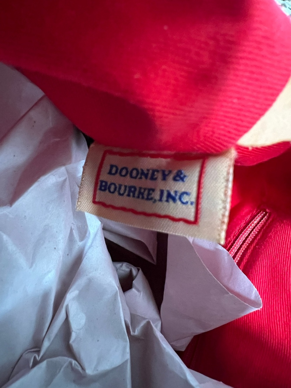 This is a vintage Dooney & Bourke Y2K "Picnic Ant" Madras bag leather handles - Picture 11 of 13